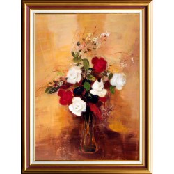 Balogh Ervin: Színes rózsák - 70x50 cm