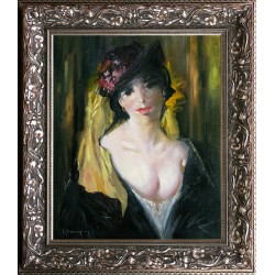 Kőszeghy Violetta	: Portré - 60x50cm