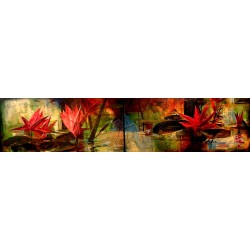 Alim Adilov: Water lily - 30x120cm