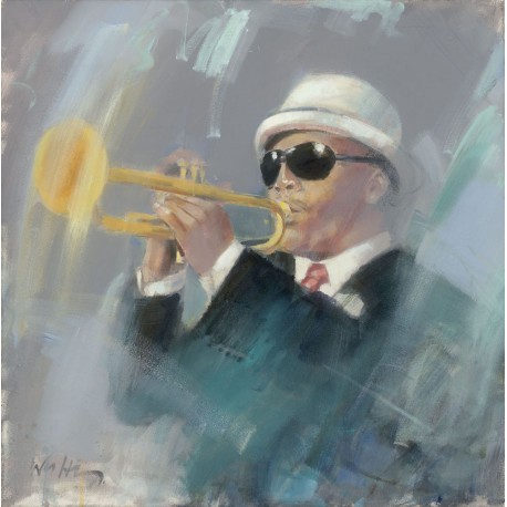 Walter Gábor: Jazz - 60x60 cm