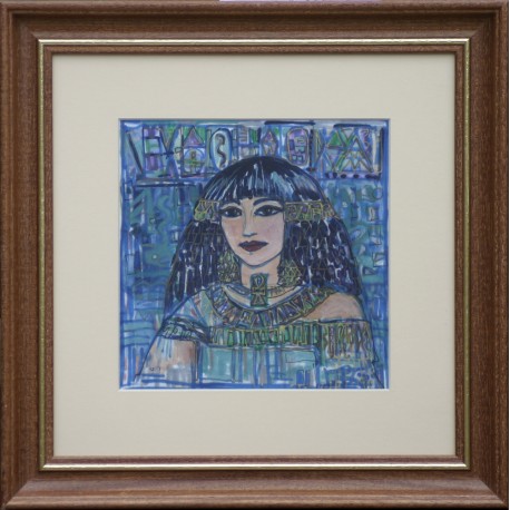 Ilda Fodor: Egyptian memory - 20x20cm