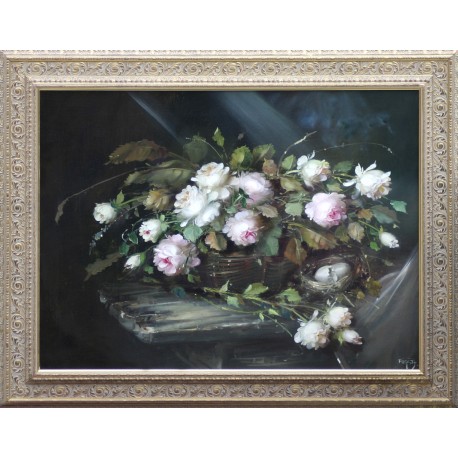 József Fürst: Gift Bouquet - 60x80 cm
