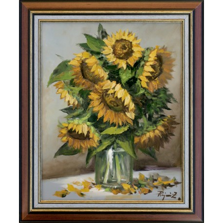 Zoltán Rajczi: Summer bouquet - 50x40cm